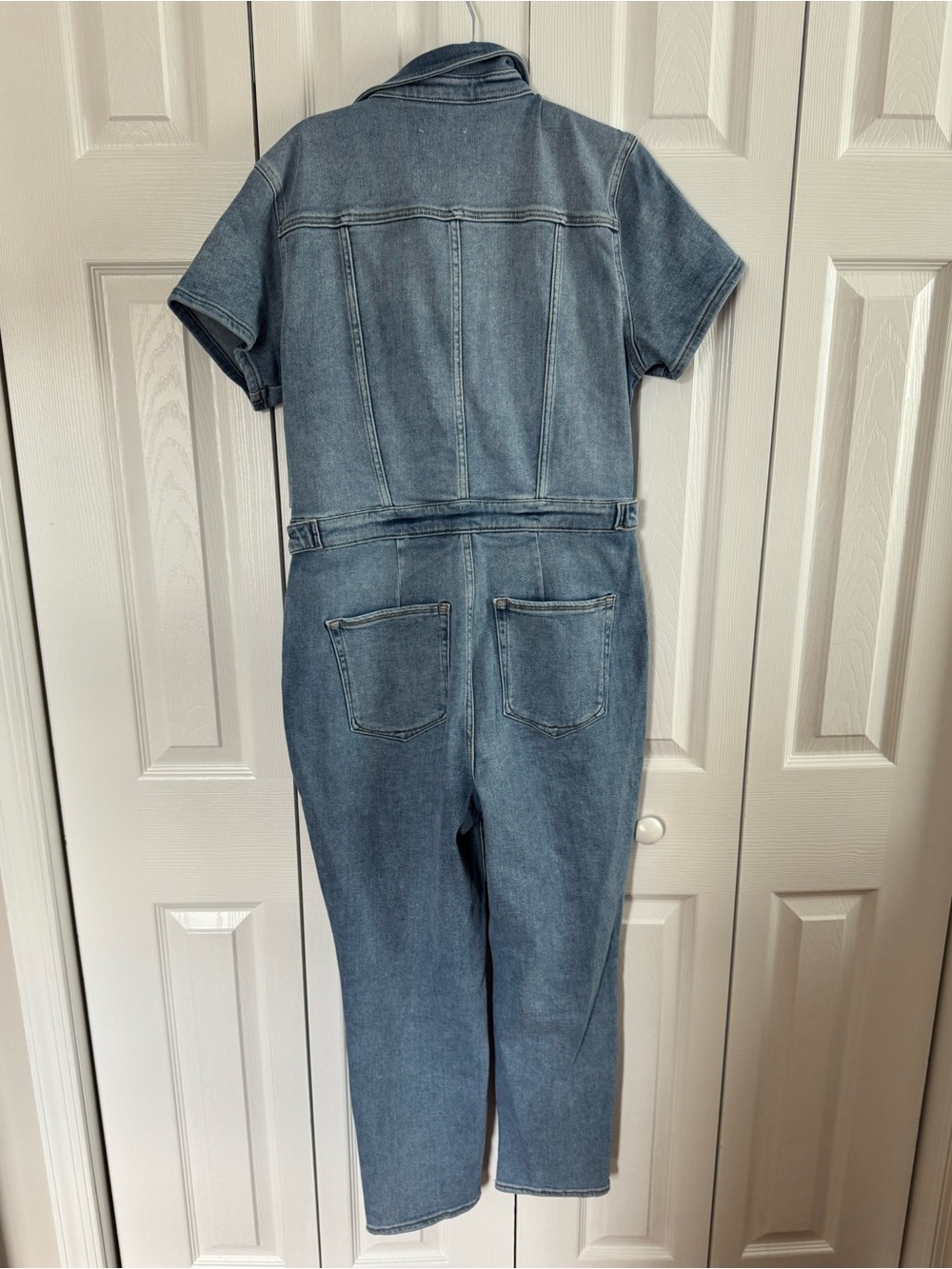 Good American Fit For Success blue denim jumpsuit XL NWT - Picture 5 of 6